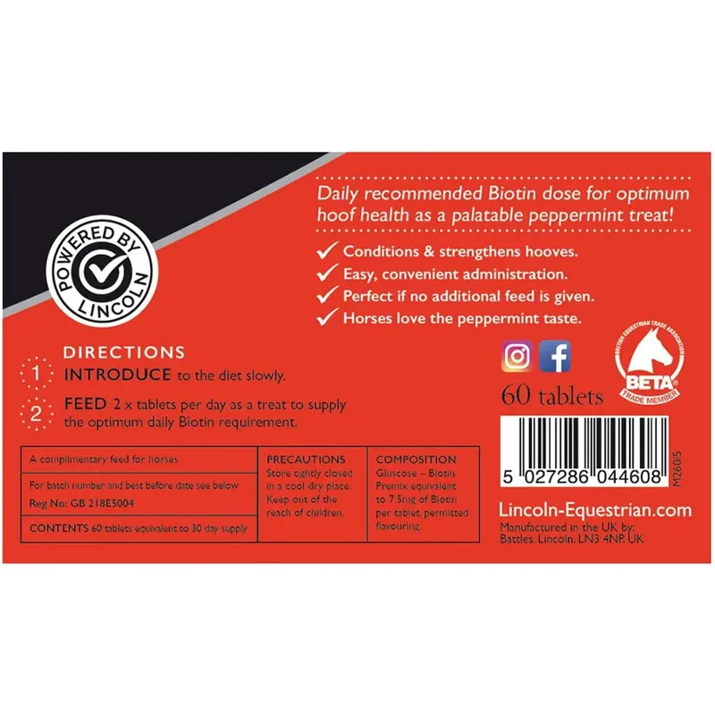 Lincoln Biotin Daily Tablets-1