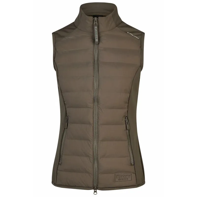 Pikeur Hybrid Vest Waistcoat Deep Khaki