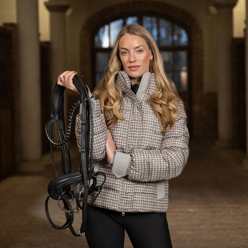Pikeur Quilted Jacket Pale Grey-4