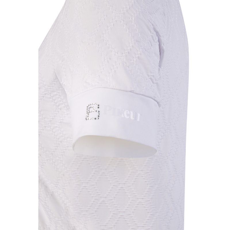 Pikeur Sports Competition Stripe Shirt White-2