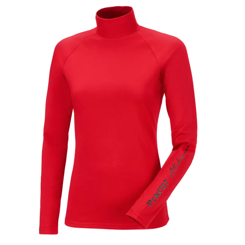 Pikeur Womens Abby Athleisure  Roll Neck Baselayer Scarlet