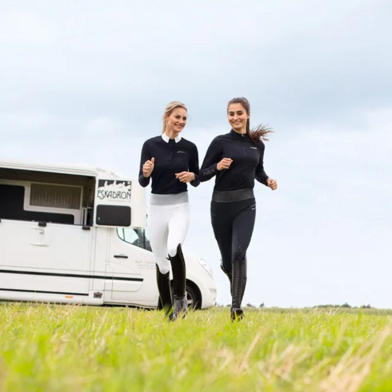 Pikeur Womens Hanne Knee Grip Riding Breeches White-1