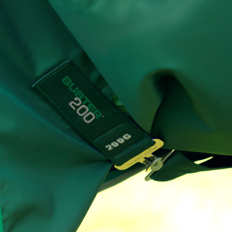 Premier Equine Buster 200g Turnout Rug With Snug-Fit Neck Cover Green-4