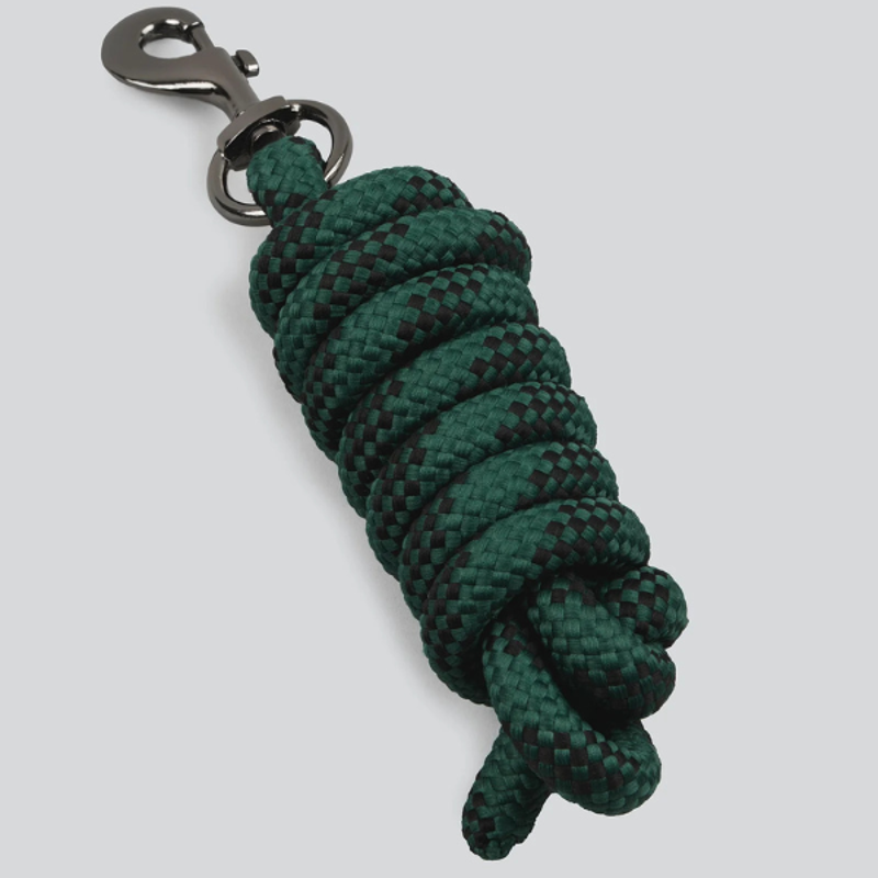 Premier Equine Duco Padded Head Collar with Lead Rope Green-5