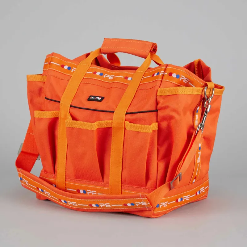 Premier Equine Grooming Kit Bag Orange and Amber-1