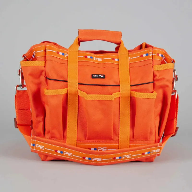 Premier Equine Grooming Kit Bag Orange and Amber-5