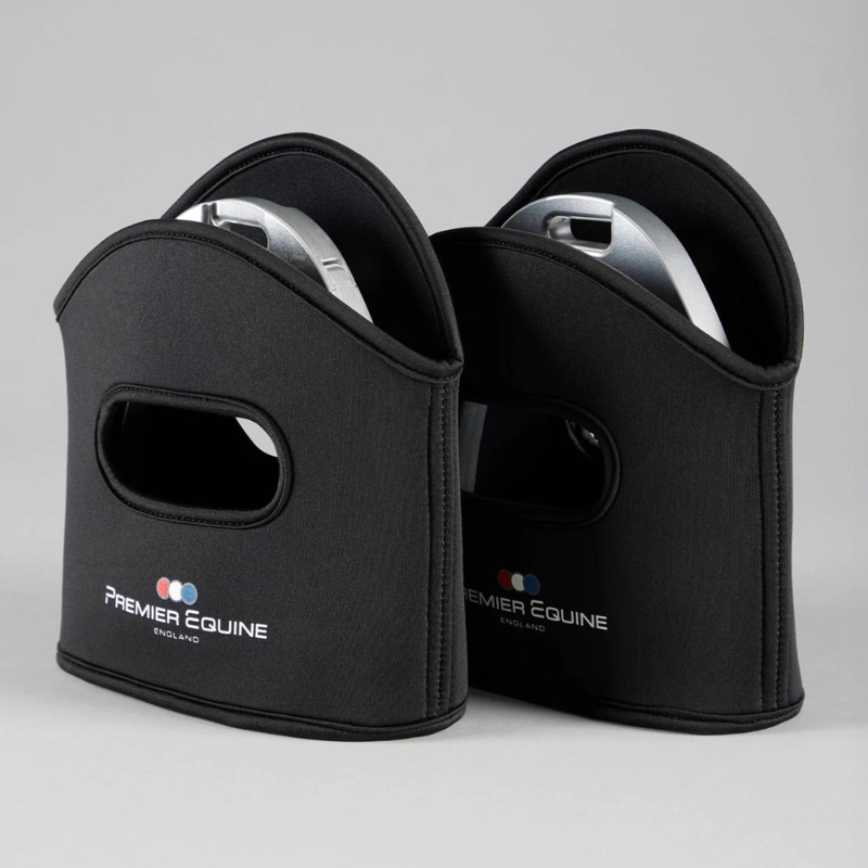 Premier Equine Stirrup Covers Black-1