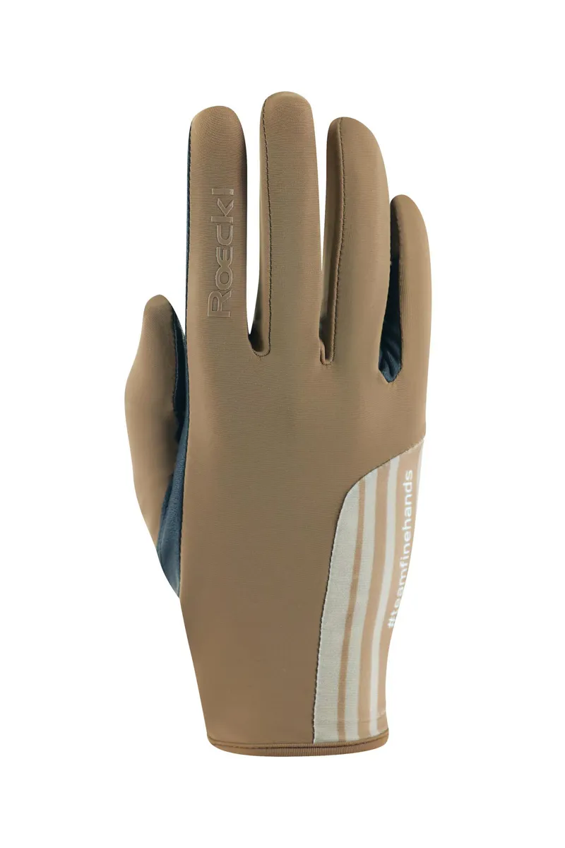 Roeckl Sports Messara Riding Gloves Malt Brown