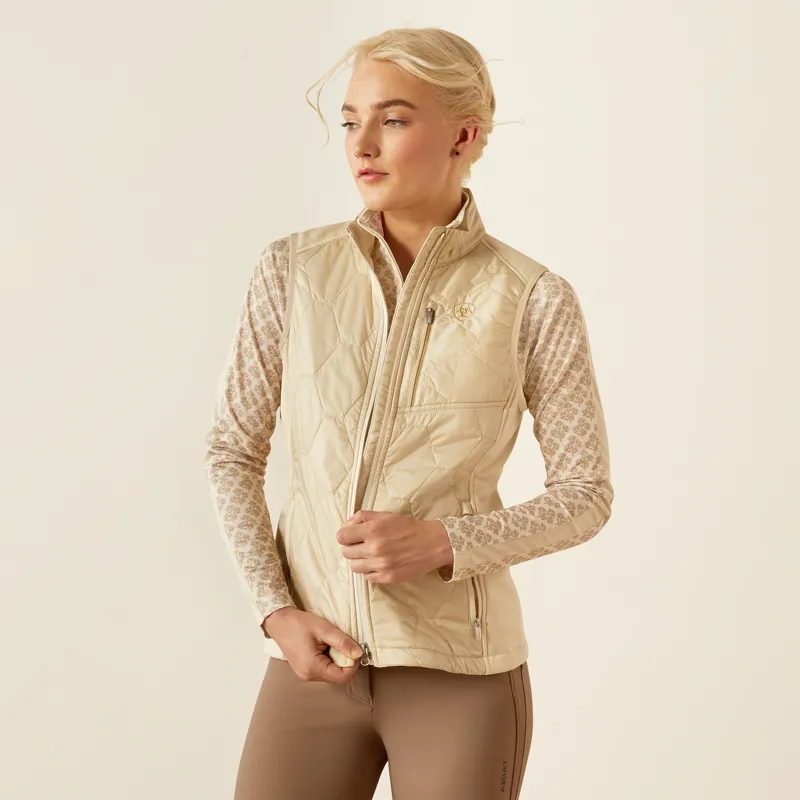Ariat Womens Fusion Insulated Gilet Almond Milk