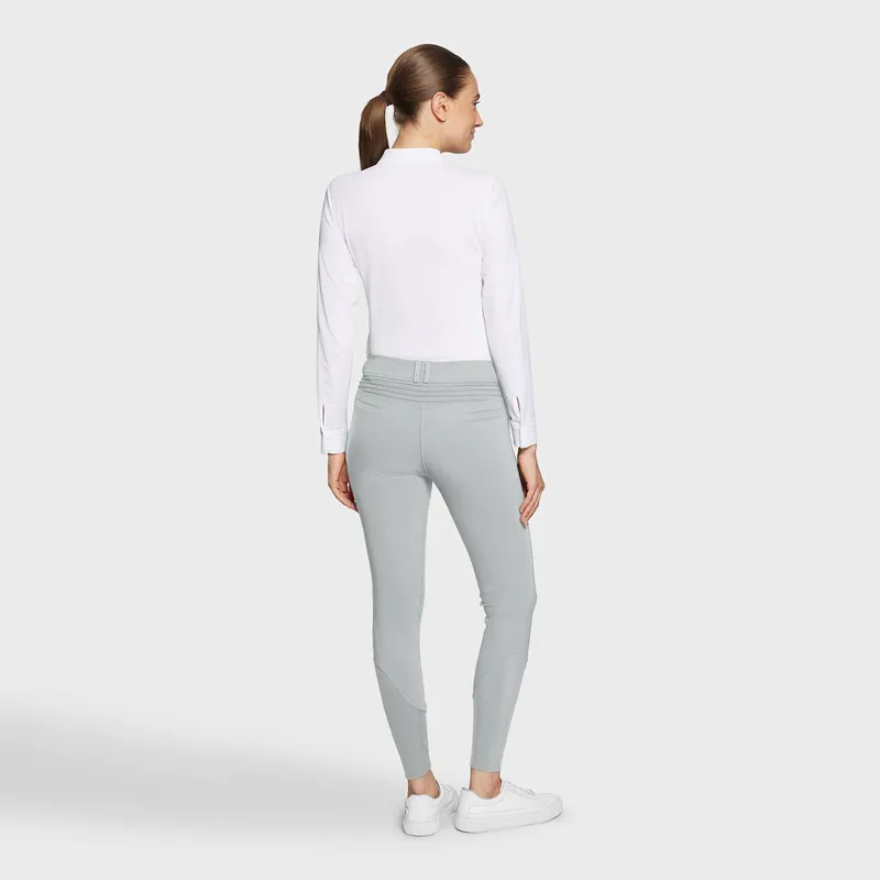 Samshield Chloe Crystal Knee Grip Breech Pearl Grey-2