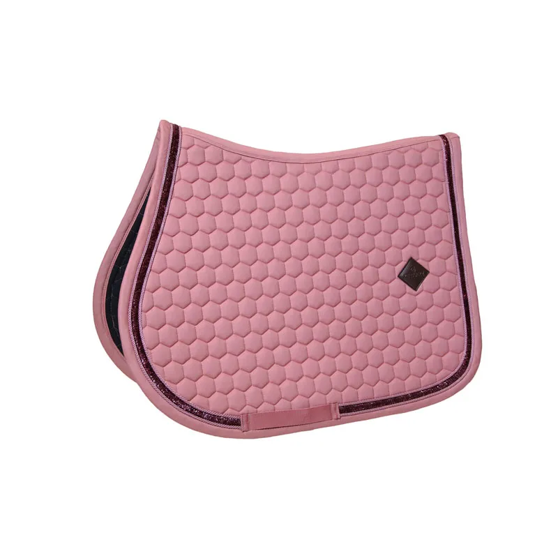 Kentucky Saddle Pad Glitter Band Jumping - Fuchsia