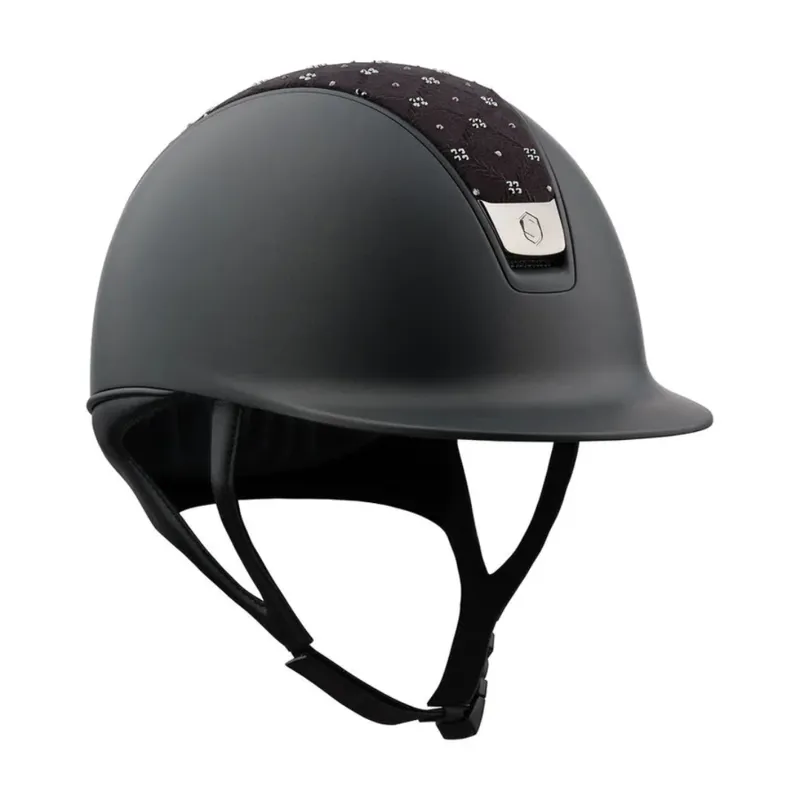 Samshield 2.0 Shadow Matt Black With Royal Flower Swarvoski Medium