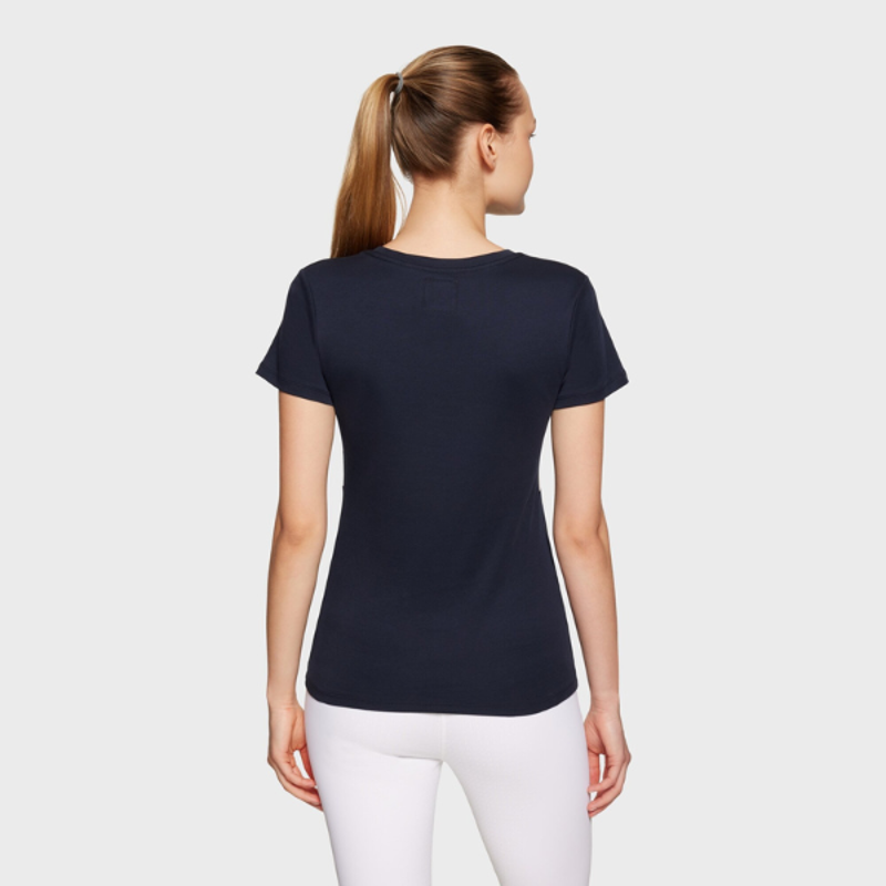 Samshield Alba Metals Dots T-Shirt Navy Powder Pink-2