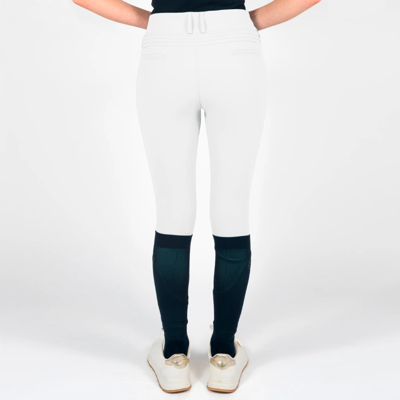 Samshield Ladies Alpha Knee Grip Breeches White-1
