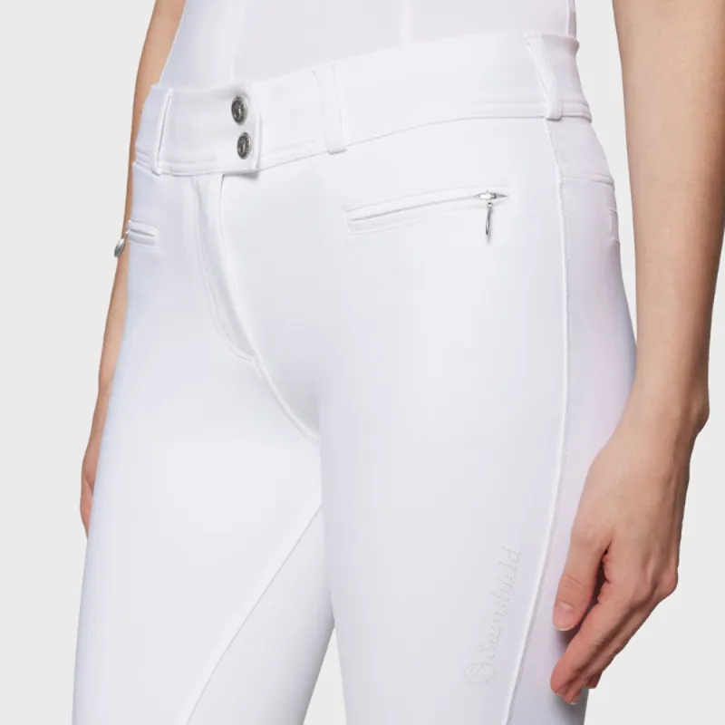 Samshield Chloe Knee Patch Breeches White
