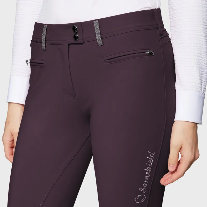 Samshield Diane Full Grip Breeches Aubergine-2