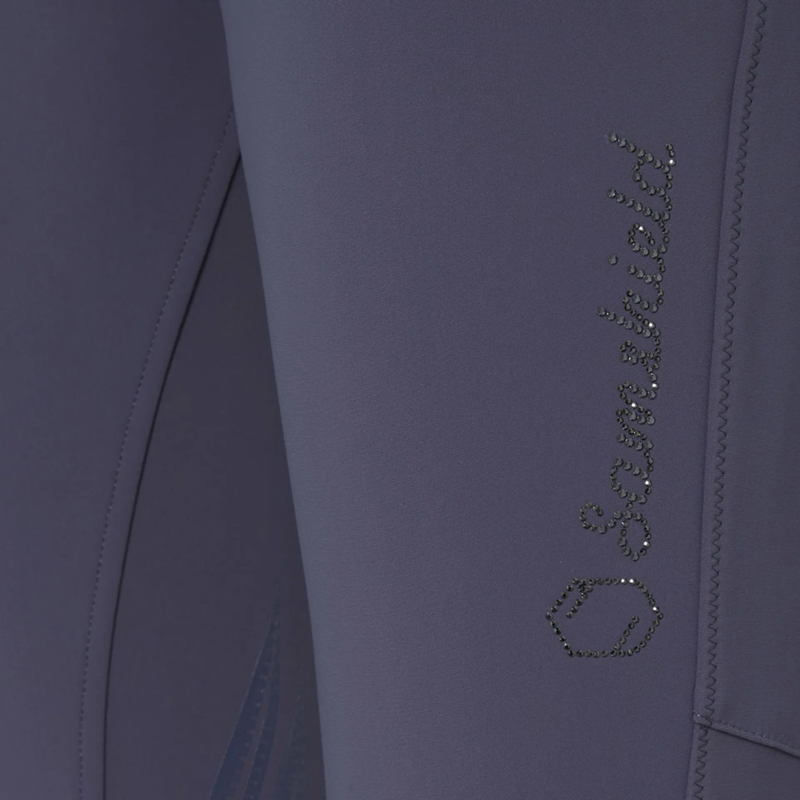 Samshield Ladies Alpha Winter Knee Grip Breeches Dark Shadow-1