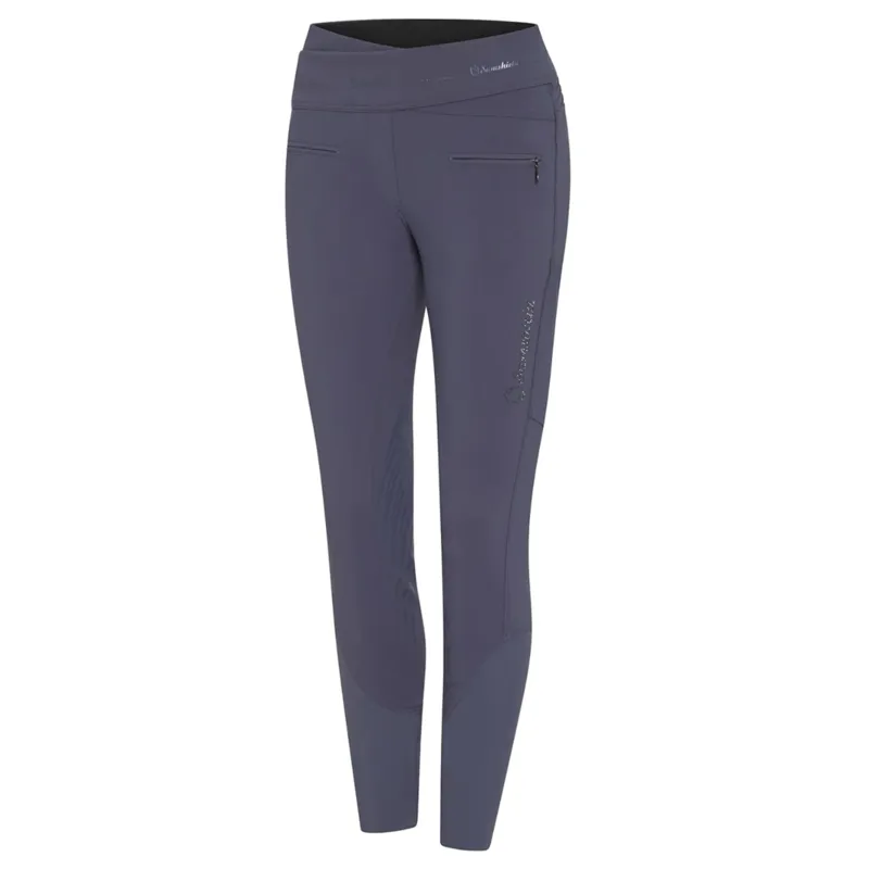 Samshield Ladies Alpha Winter Knee Grip Breeches Dark Shadow