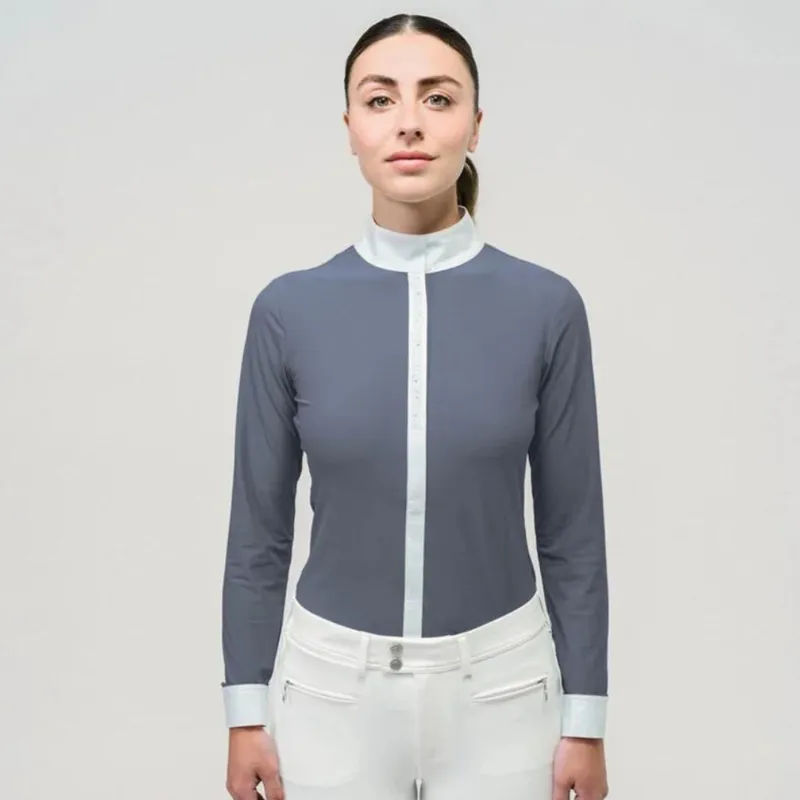 Samshield Ladies Julia Crystal Leaf Long Sleeve Show Shirt Tempest