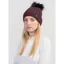 Samshield Ladies Mira Intarsia Beanie Amarante Tone On Tone