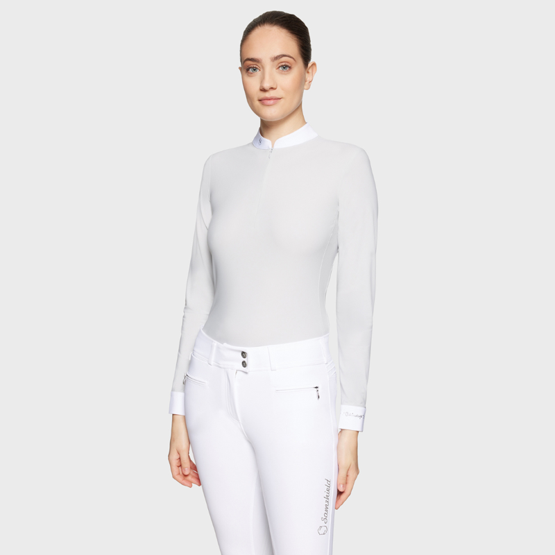 Samshield Louisella Long Sleeve Shirt Pearl Grey