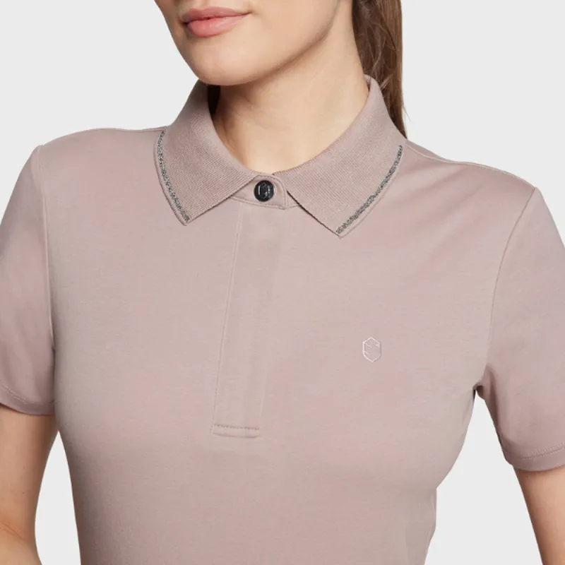 Samshield Marylin Polo Short Sleeve Powder Pink-1
