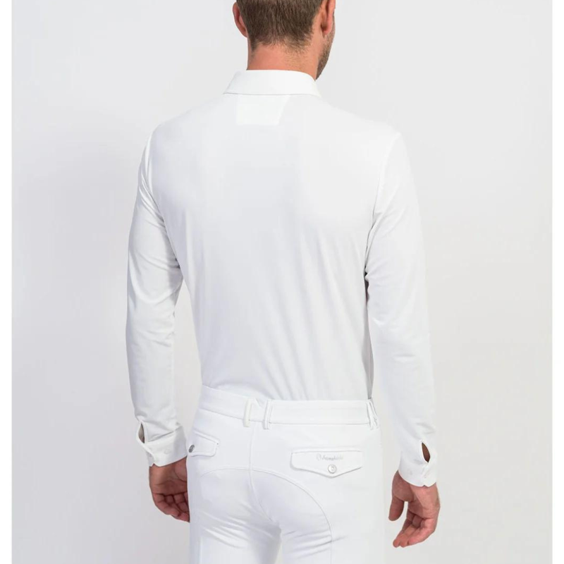 Samshield Men's Henri Long Sleeve Show Shirt White-2