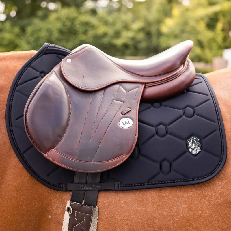 Samshield Spineshield Jump Saddlepad Swarovski Black Full-6