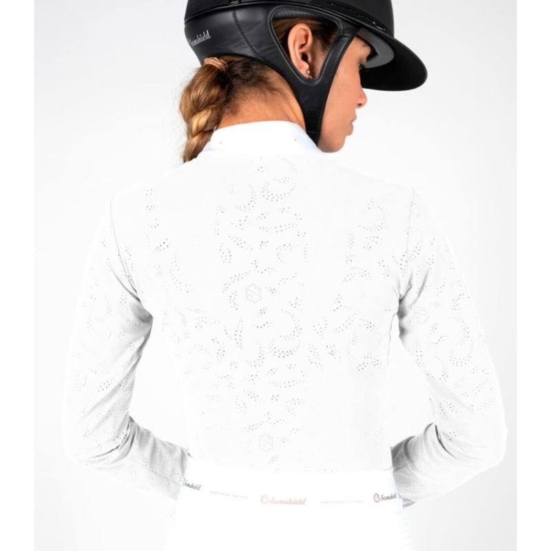 Samshield Women's Louison Long Sleeve Show Shirt White-2
