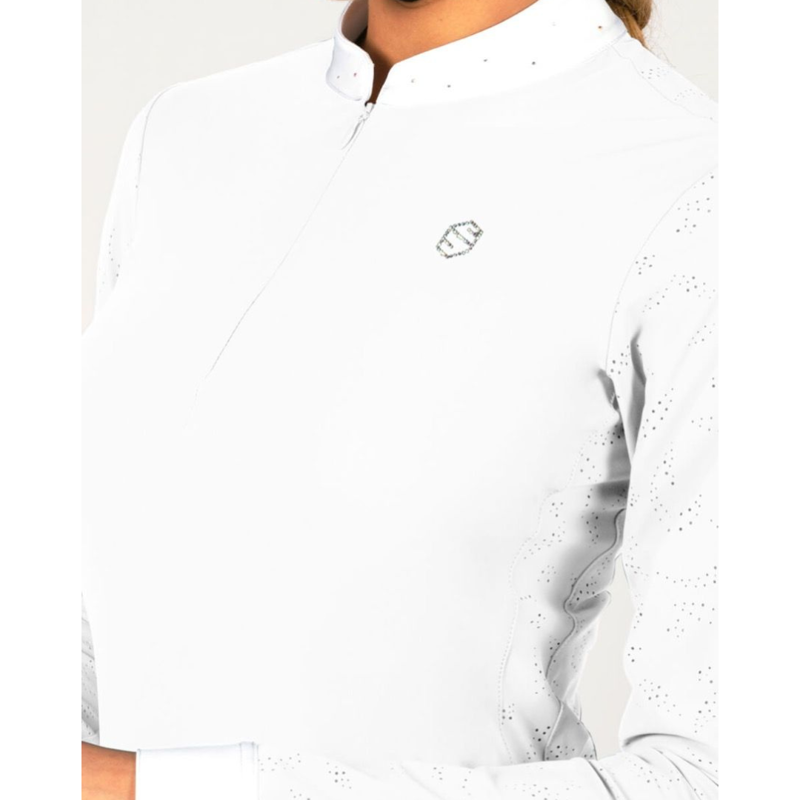 Samshield Women's Louison Long Sleeve Show Shirt White-1