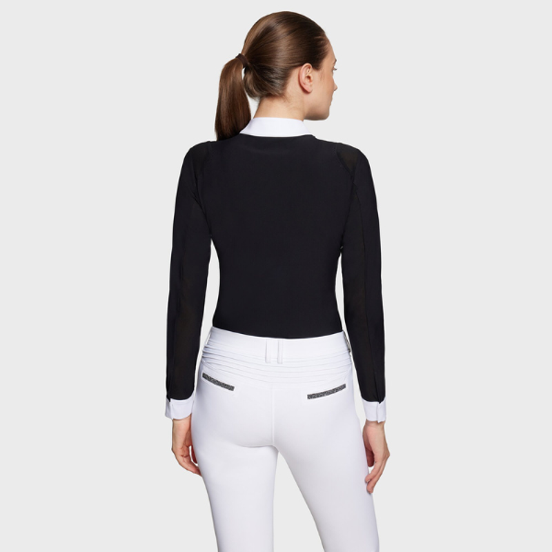 Samshield Ysee Long Sleeve Shirt Black Mesh-1