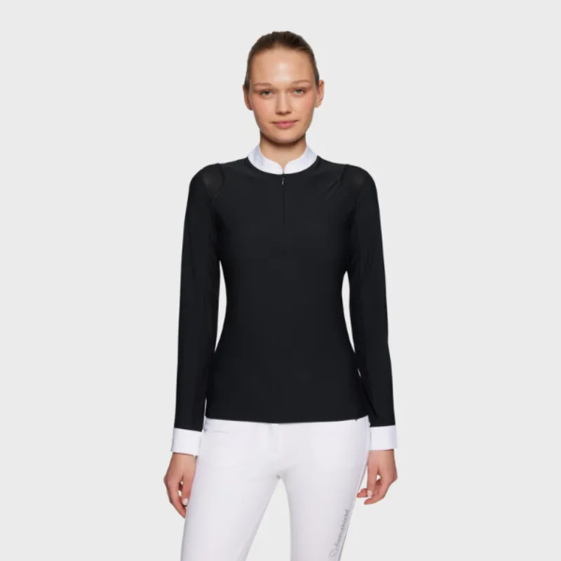 Samshield Ysee Long Sleeve Shirt Black Mesh