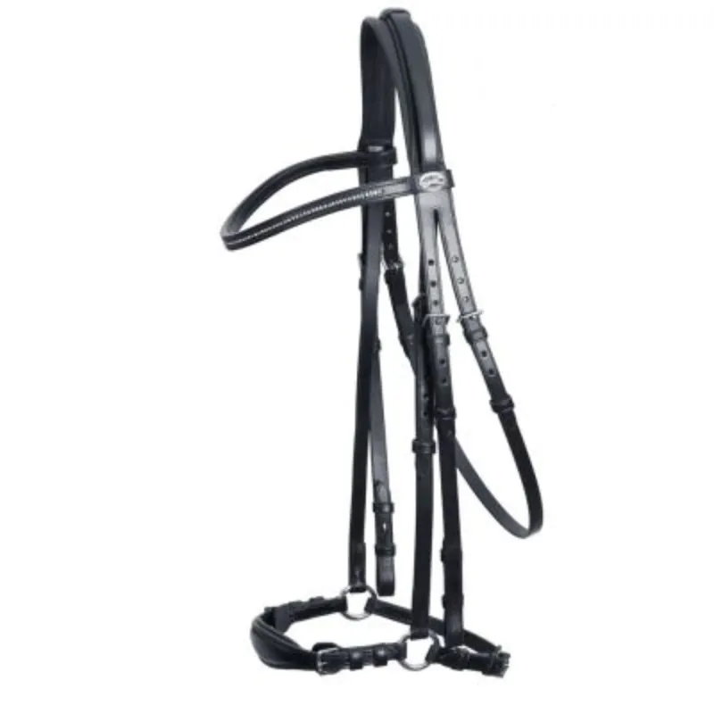 Schockemohle Copenhagen Classic Line Bridle Black Silver