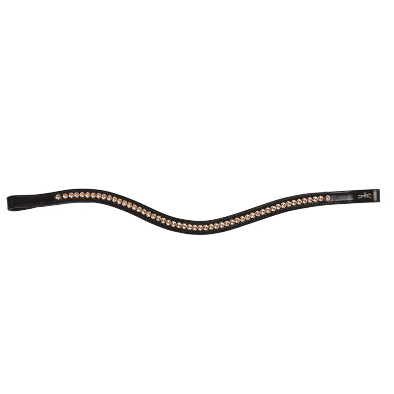 Schockemohle Diamond Select Browbands Black Peach