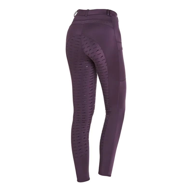 Schockemohle Ladies Air Pocket Riding Tights Mauve