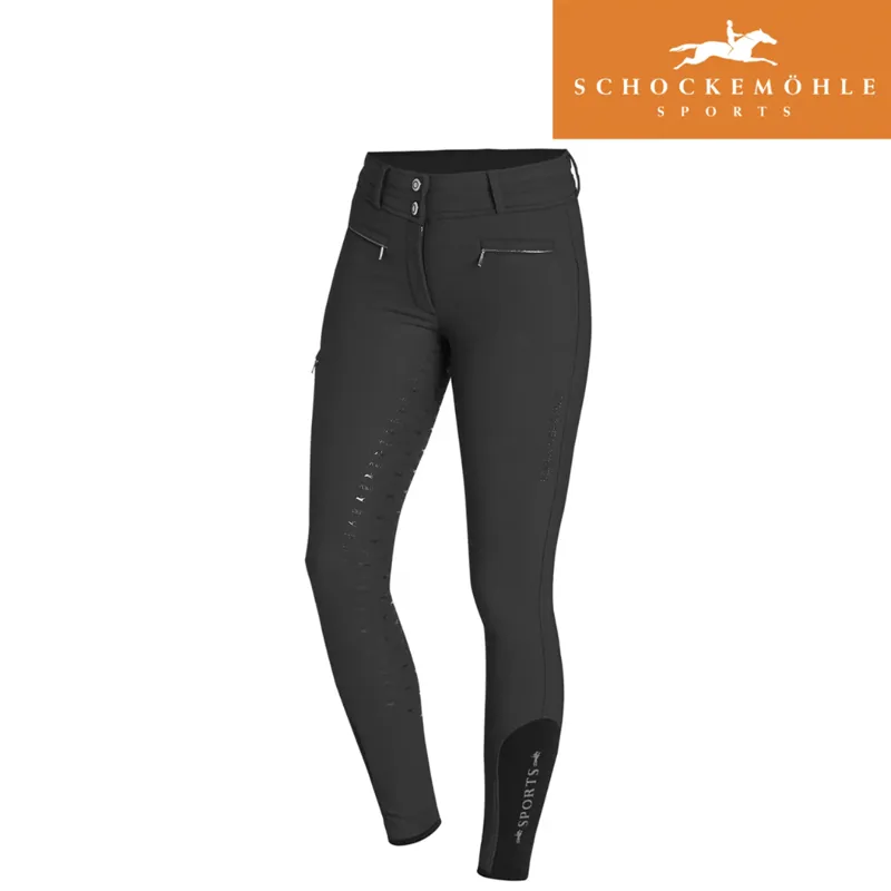 Schockemohle Ladies Winter Heather FS Style Breeches Graphite