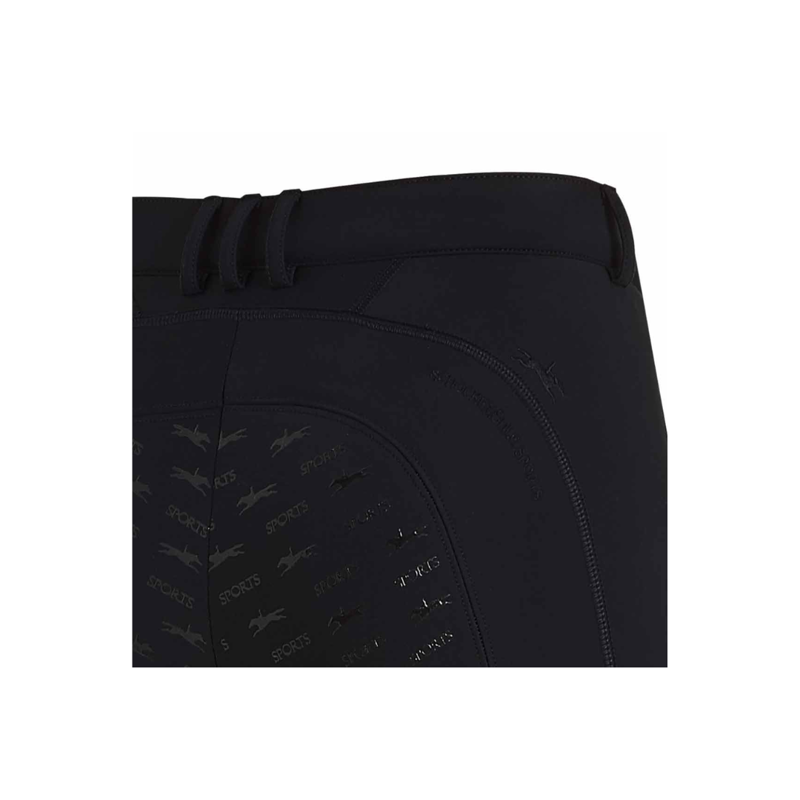 Schockemohle Ladies Winter Heather Full Seat Style Breeches Black-2