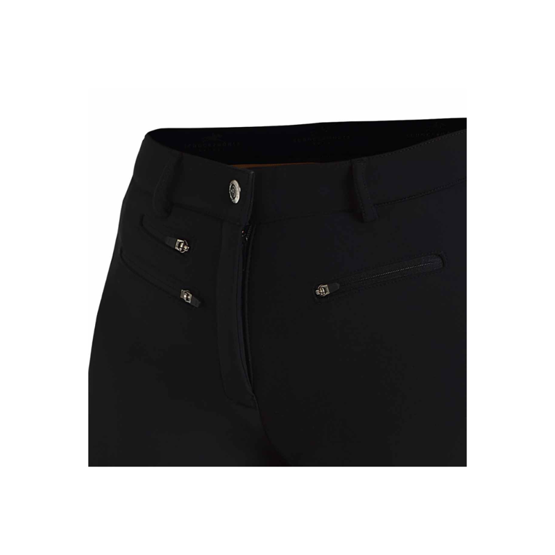 Schockemohle Ladies Winter Heather Full Seat Style Breeches Black-3