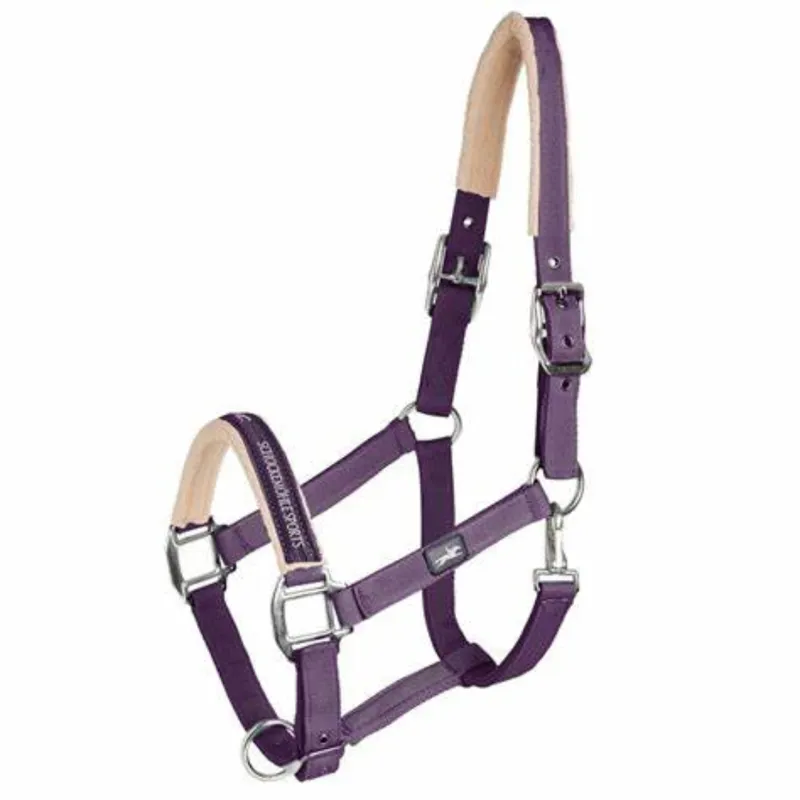 Schockemohle Memphis Style Headcollar Mauve Pony