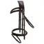 Schockemohle Monza Flash Bridle Dark Brown/Silver