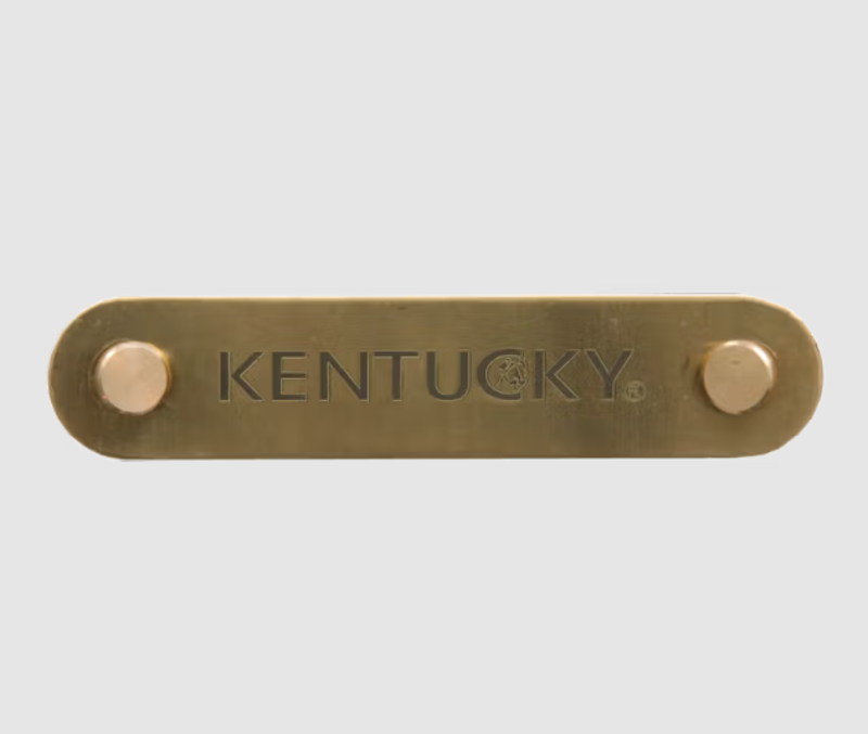 Kentucky Name/Logo Plate Halter Gold-1