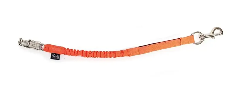 Shires Bungee Breakaway Trailer Tie Orange 