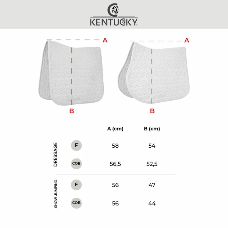 Kentucky Jumping Saddle Pad Pearls Grey-4