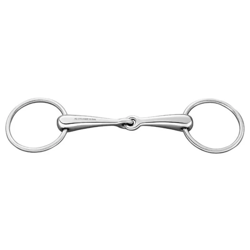 Sprenger Snaffle Ring Single Jointed 18mm