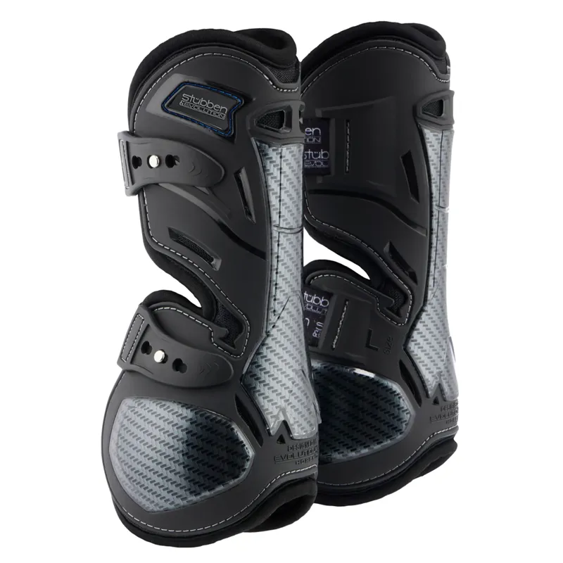 Stubben and Evolution Hybrid Carbon Tendon Boots Black