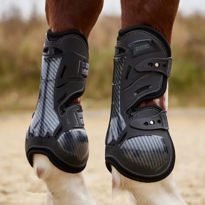 Stubben and Evolution Hybrid Carbon Tendon Boots Black-1