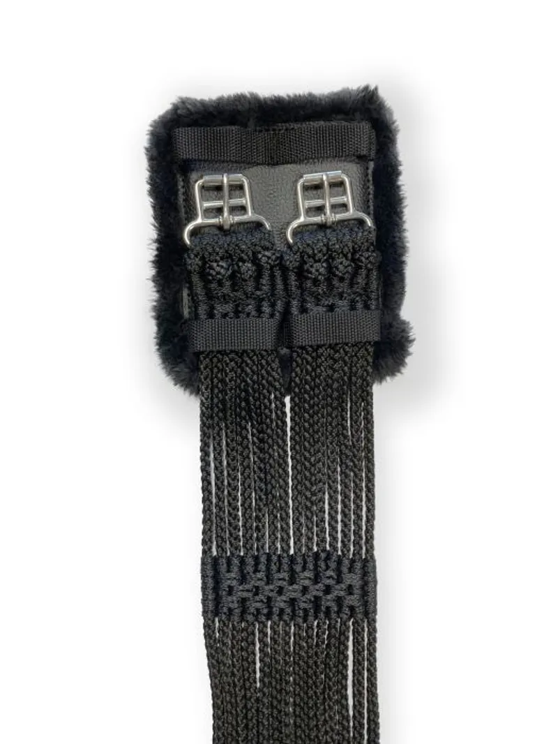 Stubben Cord Girth with padded stainless steel buckles-3