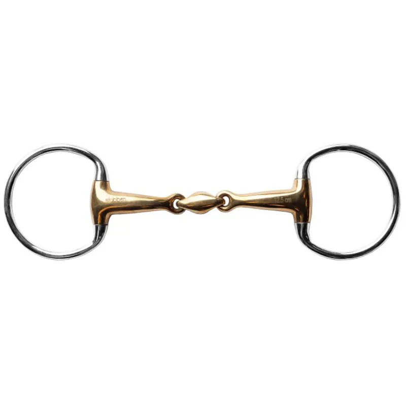 Stubben Egg Butt Bit double broken Sweet Copper