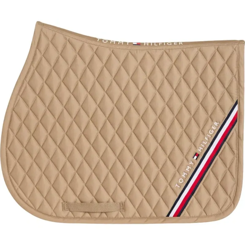 Tommy Equestrian Stanford Jumping Saddlepad Taupe