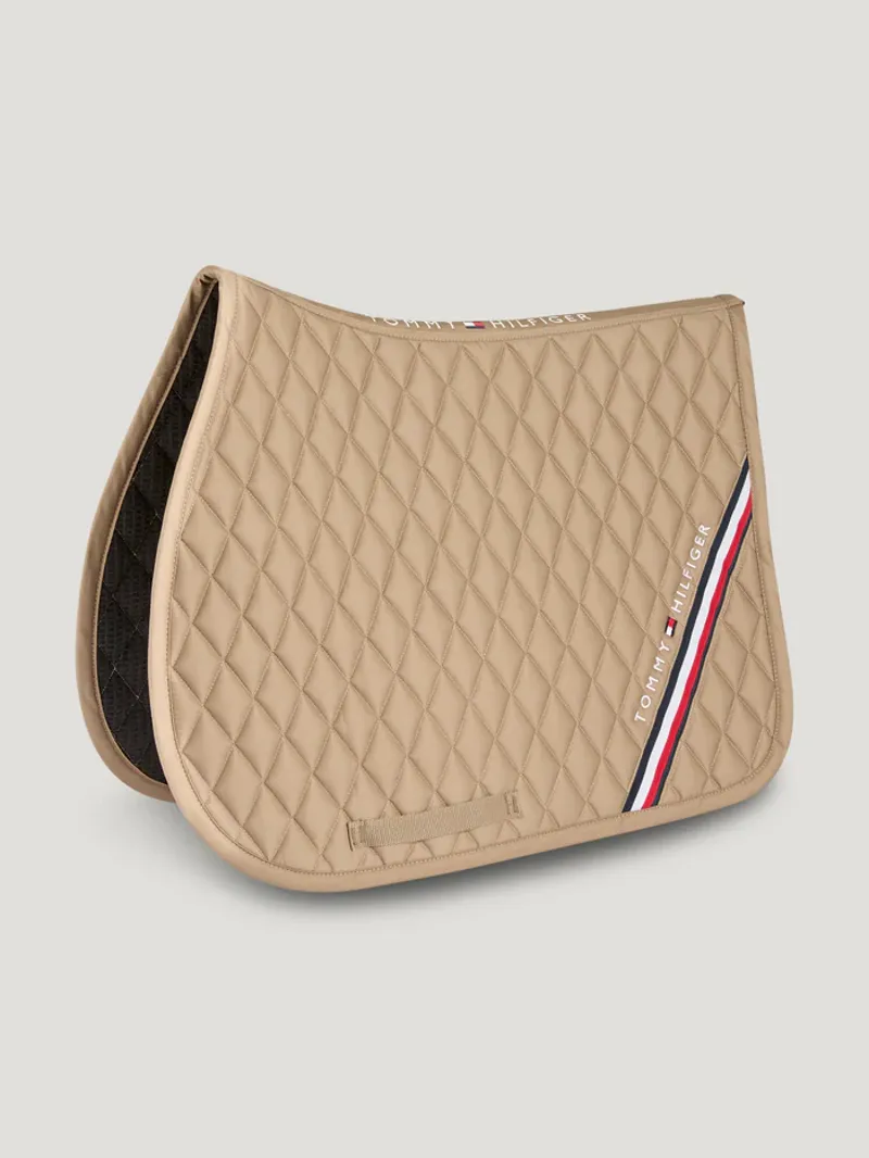 Tommy Equestrian Stanford Jumping Saddlepad Taupe-1